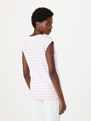 T-shirt comma casual identity en rose