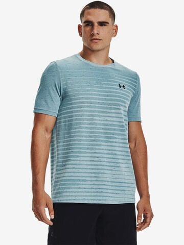 UNDER ARMOUR Functioneel shirt in Blauw: voorkant