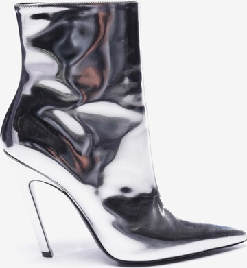 Balenciaga Dress Boots in 36 in Silver: front