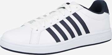 K-SWISS Platform trainers 'Court Tiebreak' in White: front