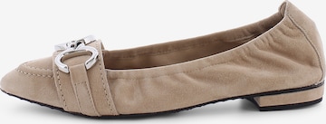 Kennel & Schmenger Ballet Flats ' PIA ' in Brown: front