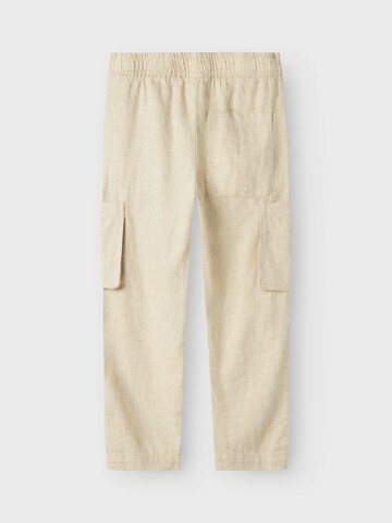 NAME IT Tapered Bukser 'NKMFanka' i beige