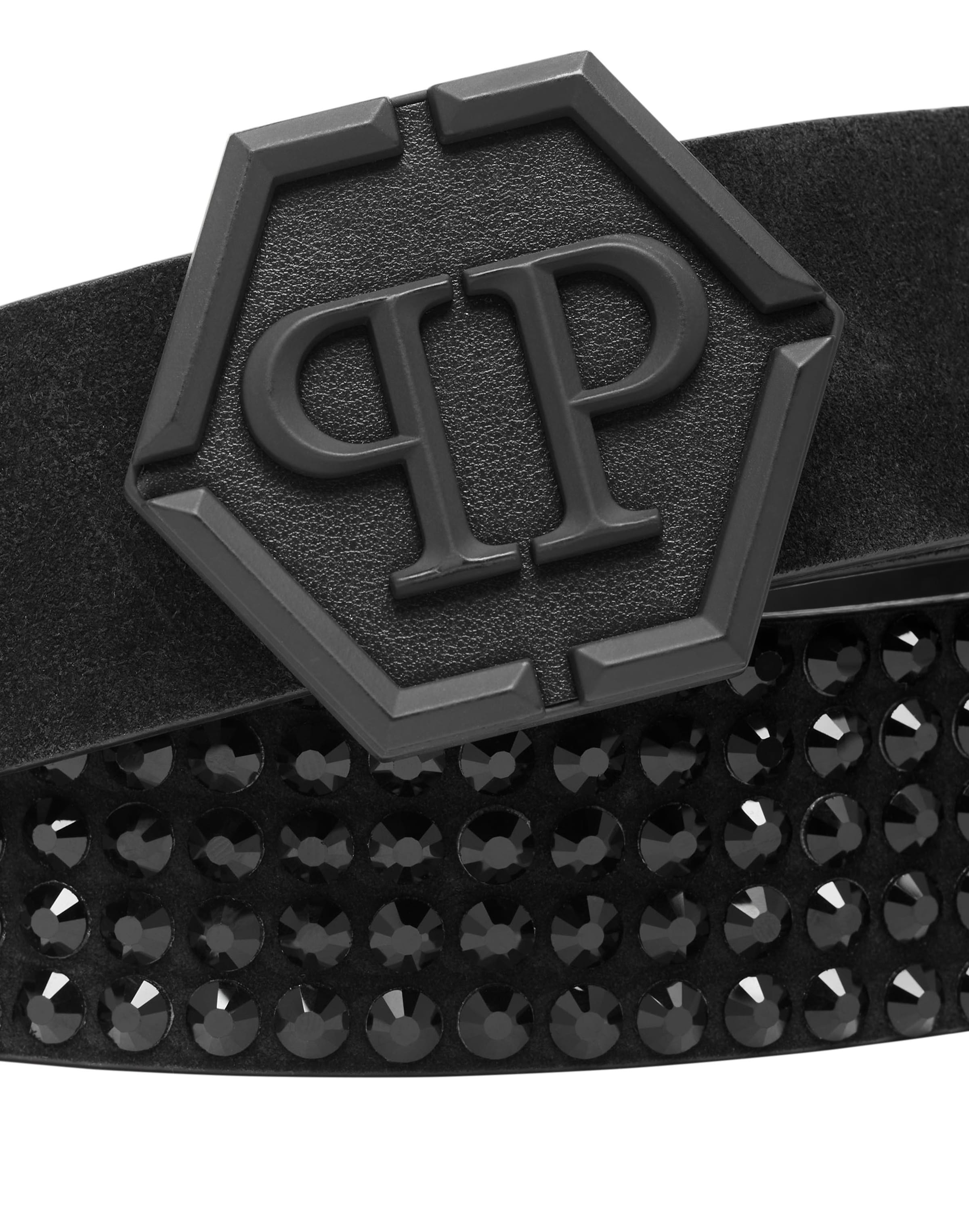 Philipp Plein - Cinturón en negro