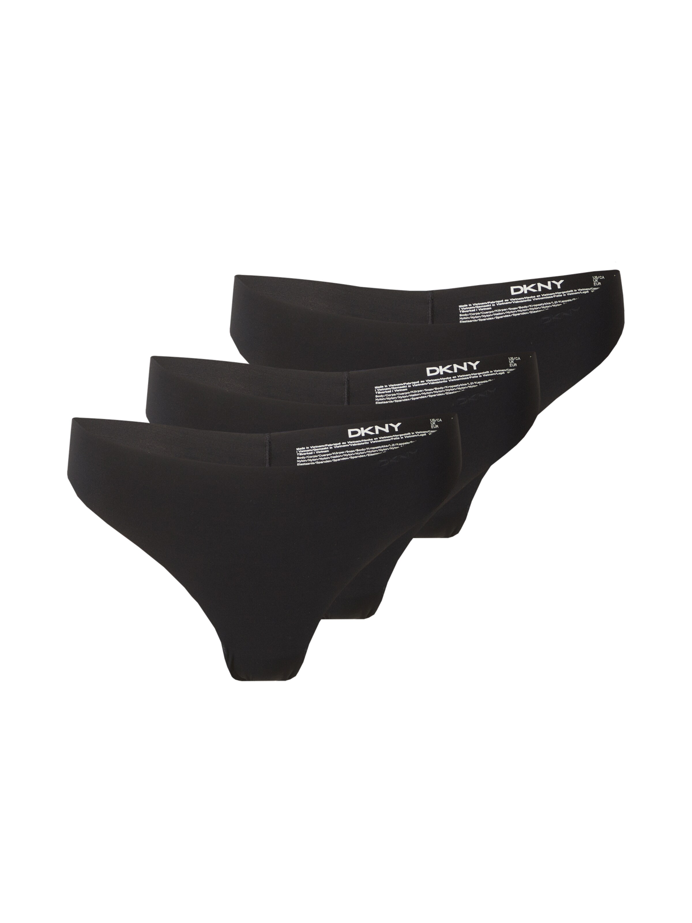 DKNY Intimates String in Black: front