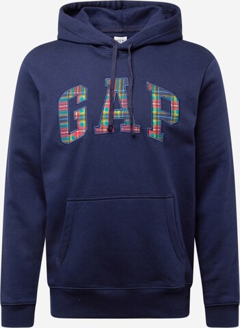 GAP Sweatshirt 'HERITAGE NOVELTY' in Blauw: voorkant