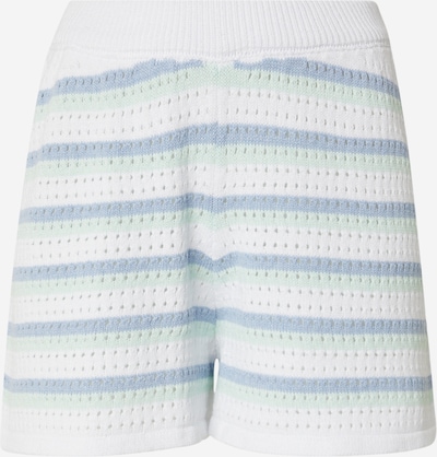 Kelnės iš AMALY, spalva – mėlyna / žalia / balta, Prekių apžvalga