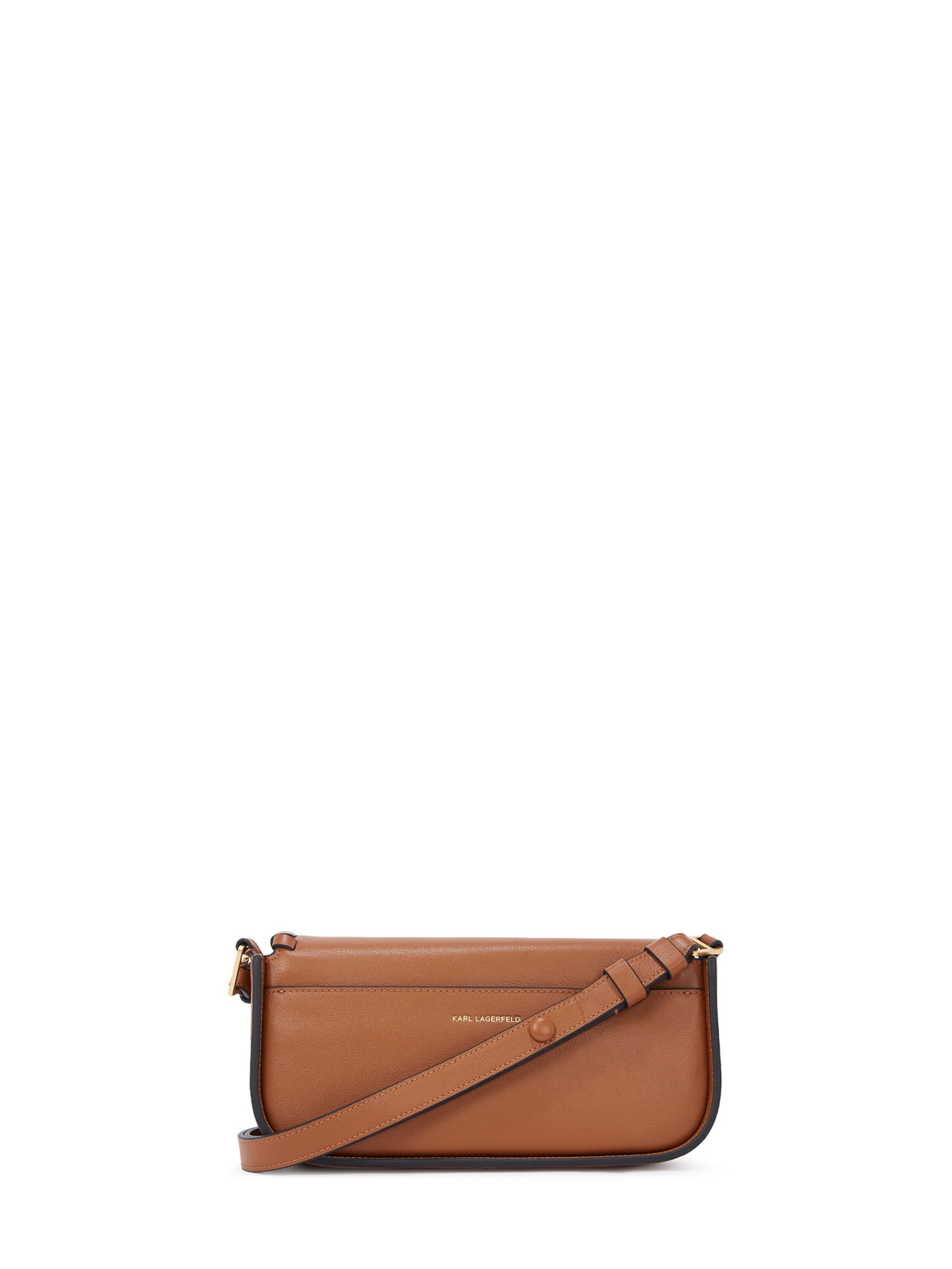 Sac à bandoulière 'Signature' Karl Lagerfeld en marron