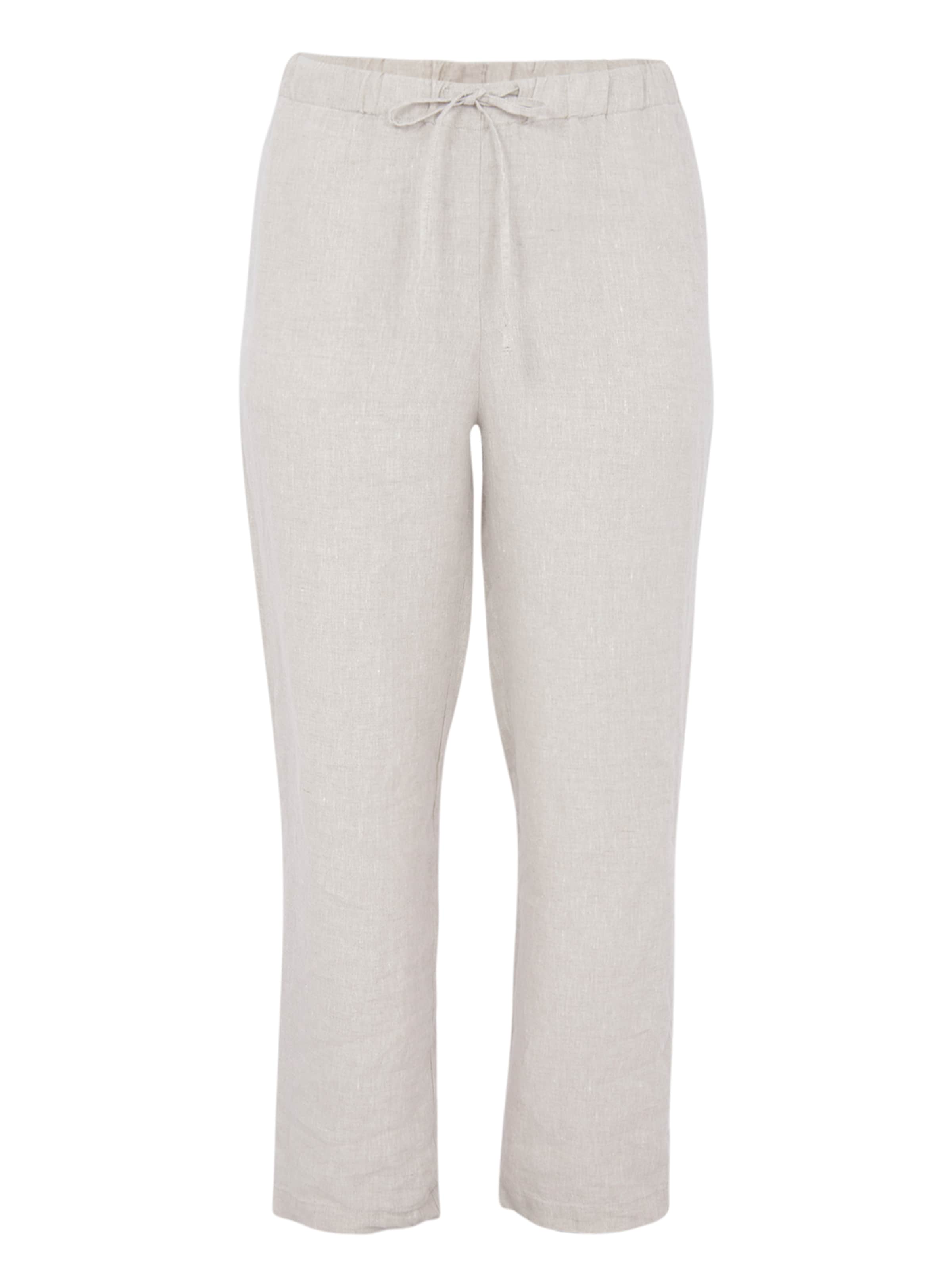 YOEK Broek in Beige: voorkant