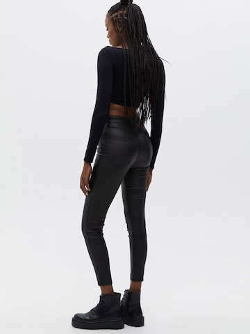 Pull&Bear Skinny Jeans i svart