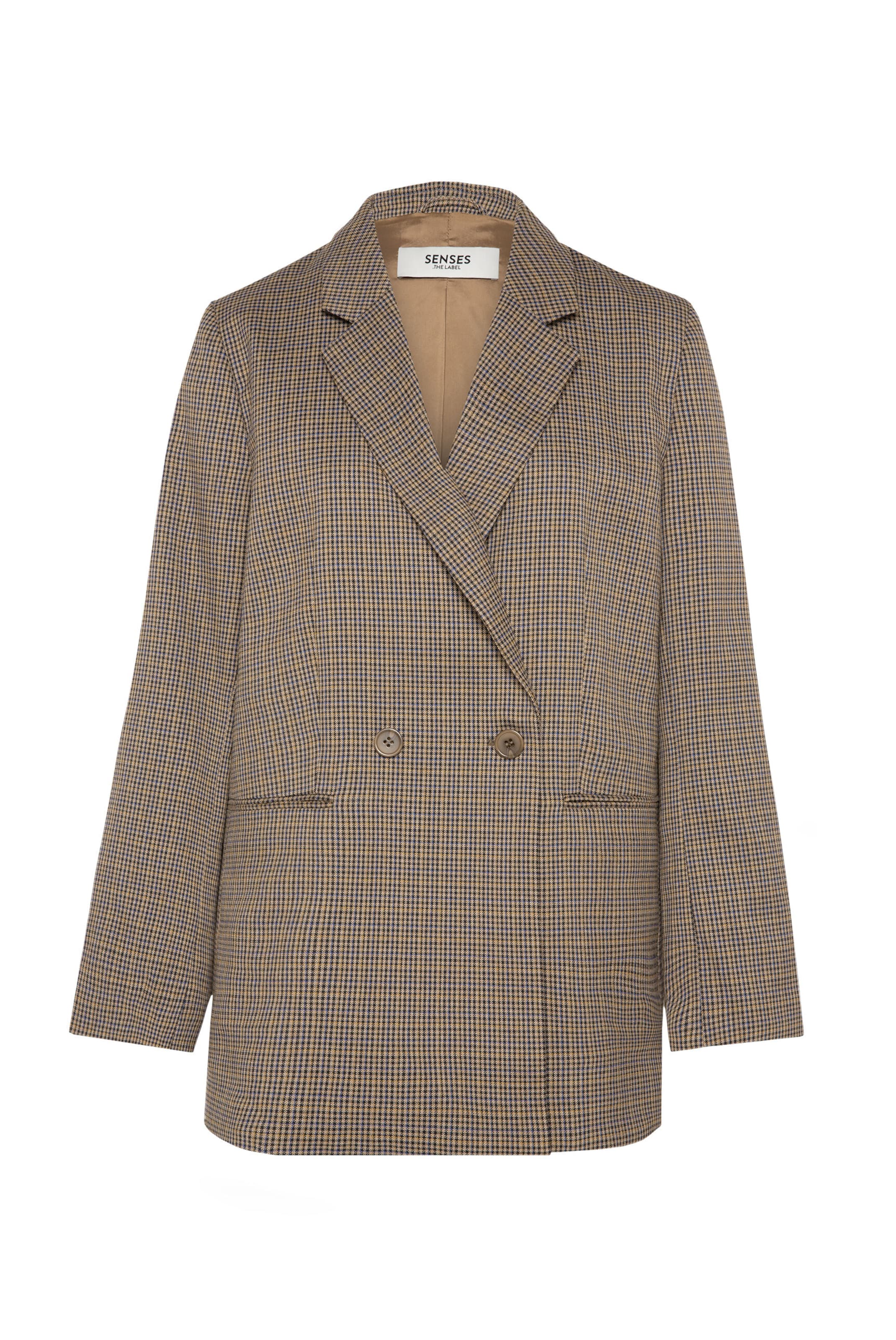 SENSES.THE LABEL Blazer in Braun: Vorderseite