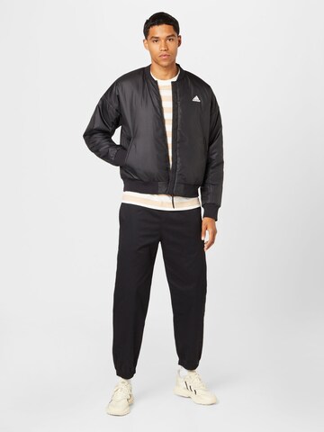 juoda ADIDAS SPORTSWEAR Sportinė striukė 'Brand Love'