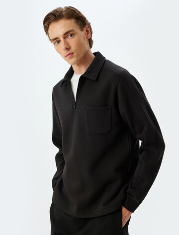 Koton Sweatshirt in Black: front