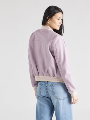 Maze Between-Season Jacket in Purple