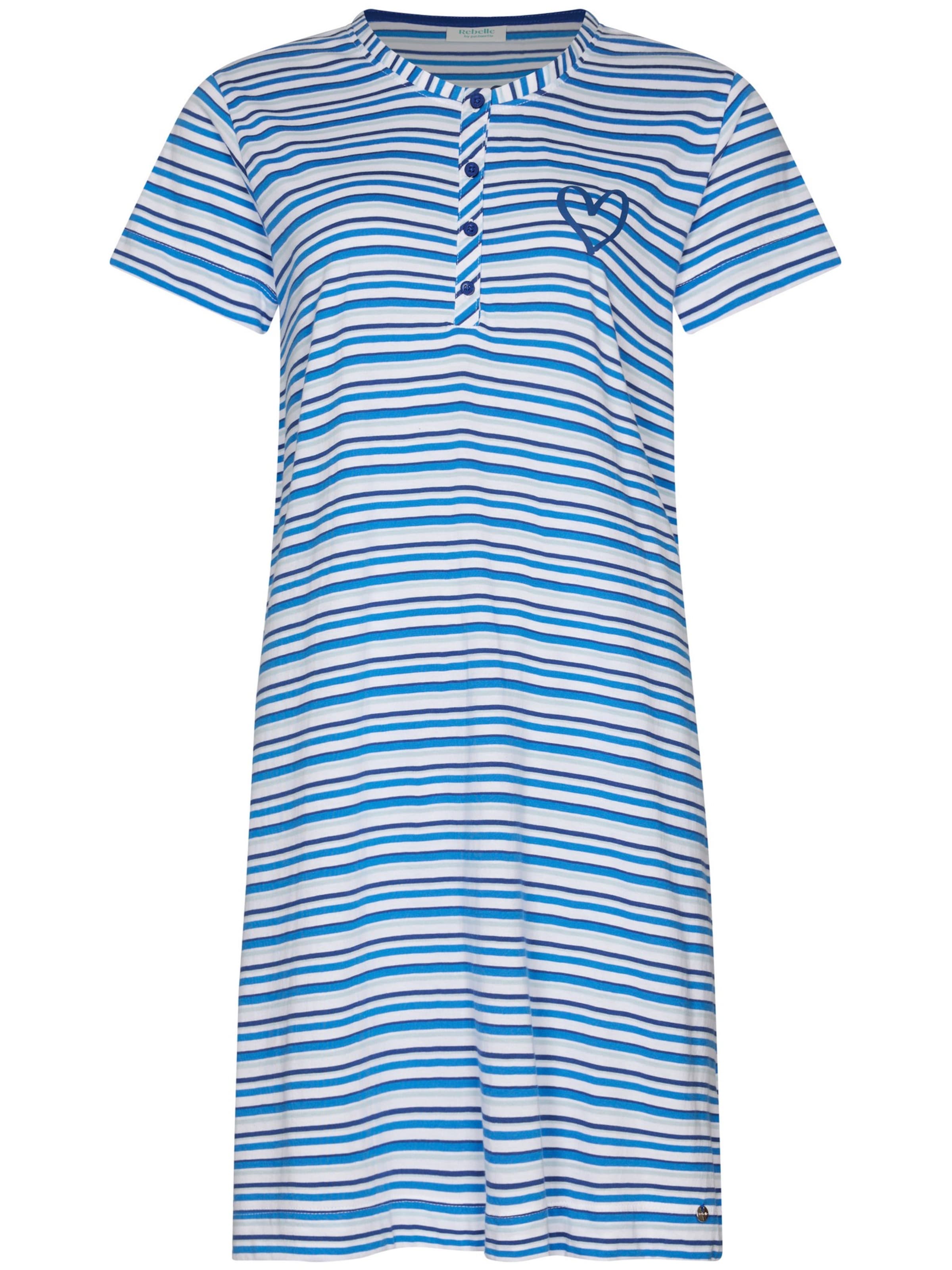 Rebelle Nightgown in Blue: front
