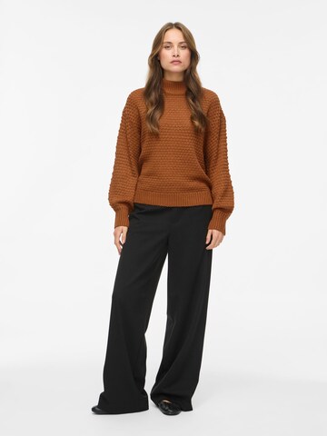 VILA Sweater in Brown: front
