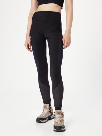 Effilé Pantalon de sport CMP en noir : devant