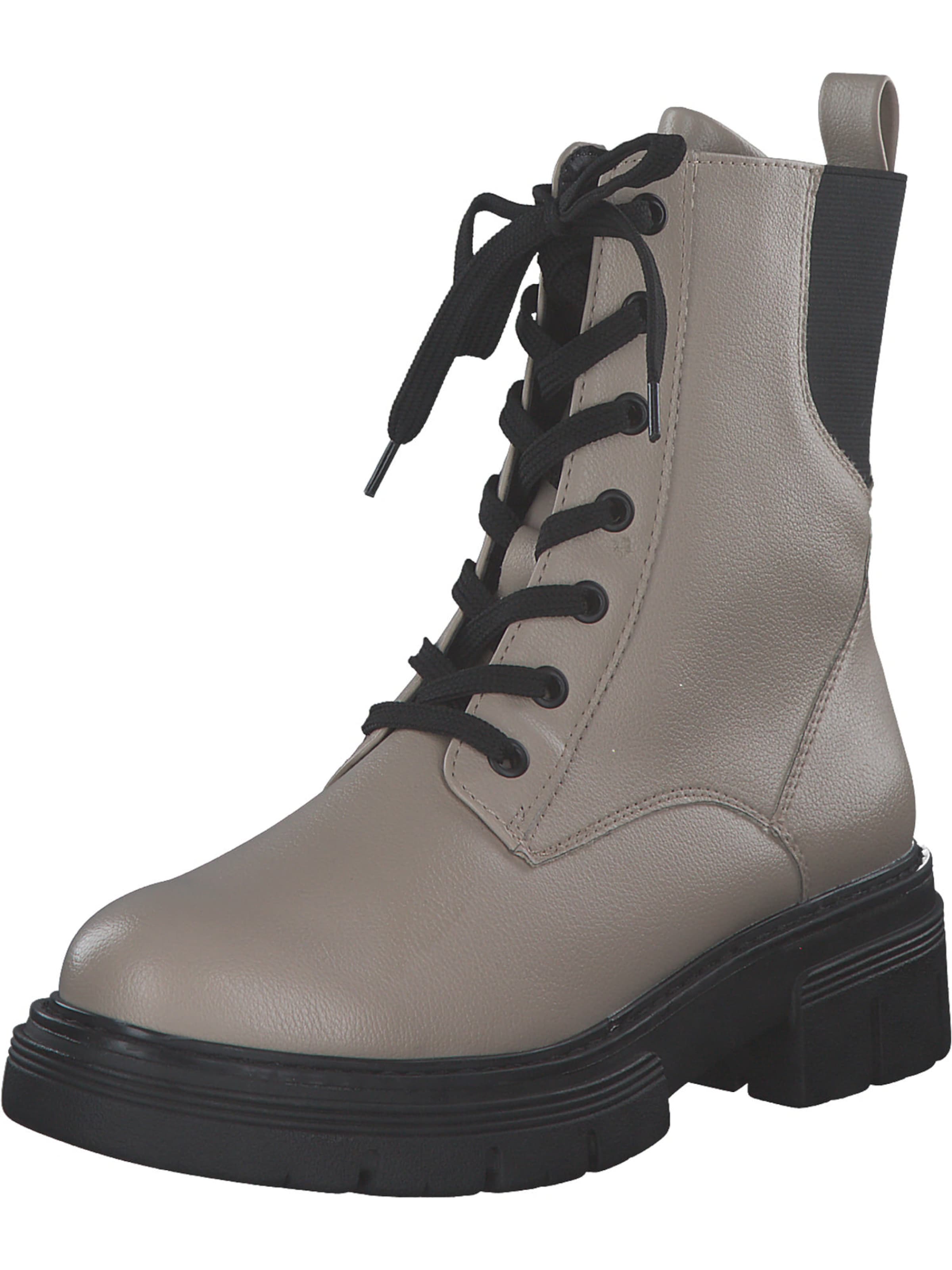 MARCO TOZZI Schnürstiefelette in Beige: Vorderseite