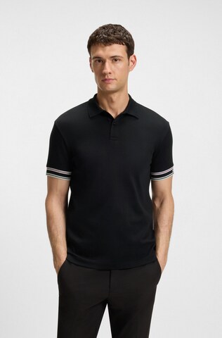BOSS Poloshirt in Schwarz: Vorderseite