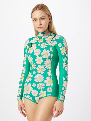 ROXY - Traje de neopreno en verde: frente