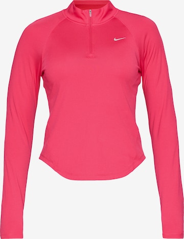NIKE Функциональная футболка 'TEMPO' в Ярко-розовый: спереди