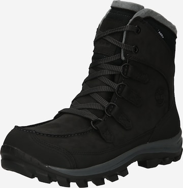 TIMBERLAND Lace-Up Boots in Black: front