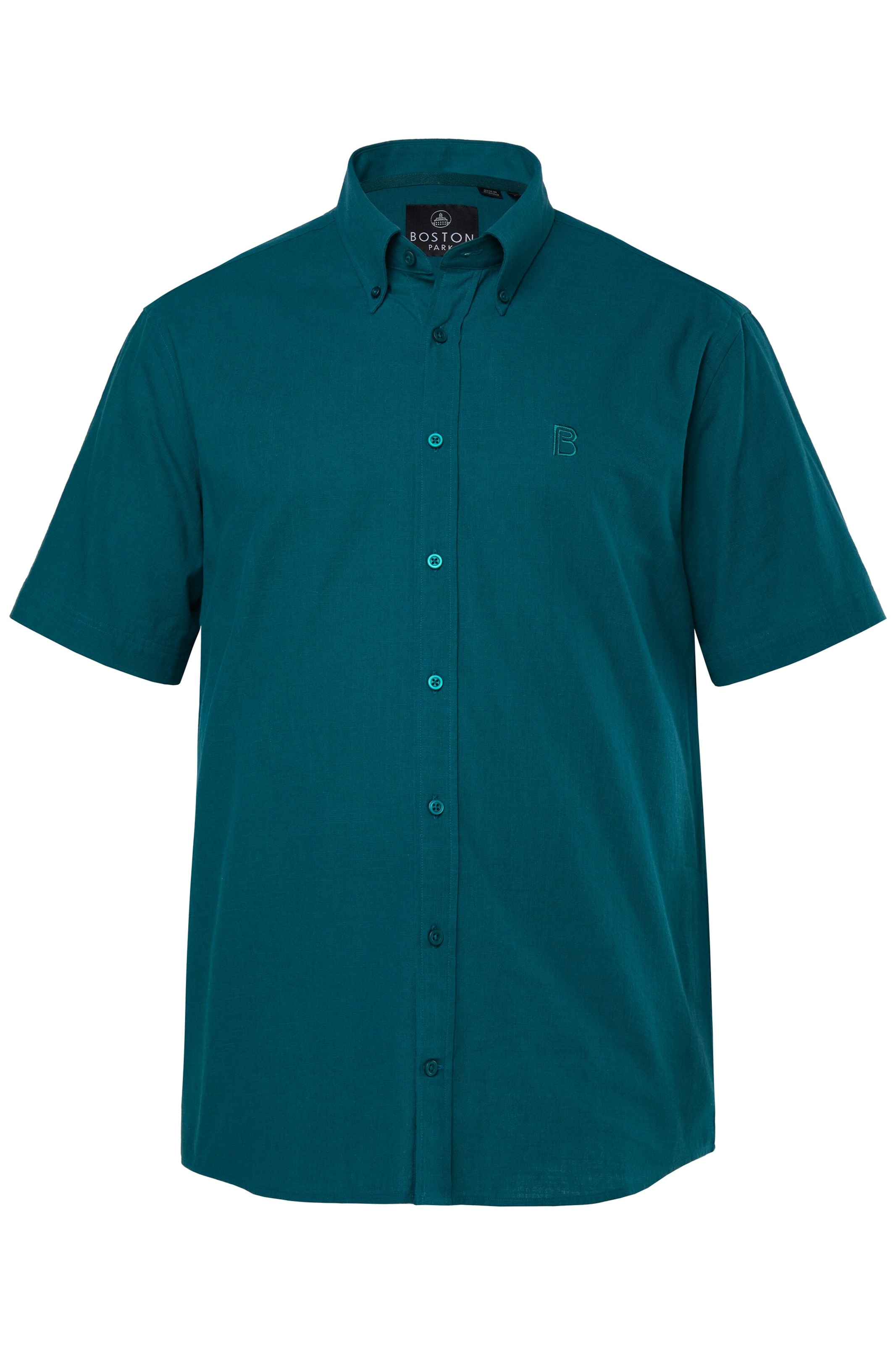 Boston Park Regular Fit Hemd in Grün: Vorderseite