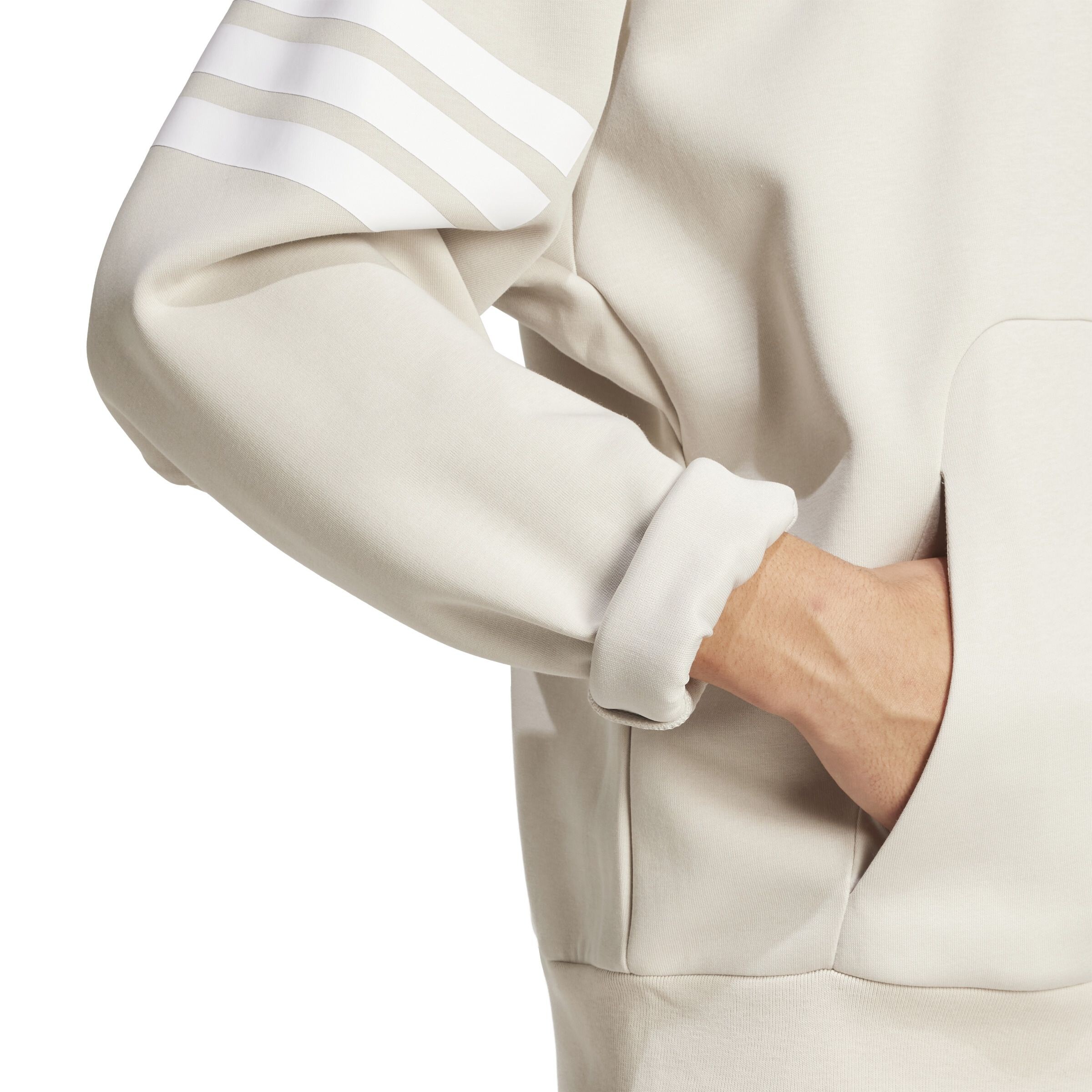 ADIDAS SPORTSWEAR Sportsweatshirt 'Future Icons' i beige