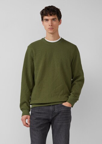 Sweat-shirt s.Oliver en vert : devant