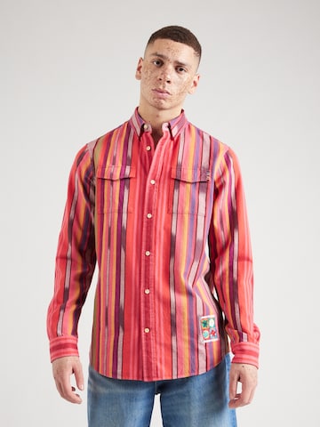 SCOTCH & SODA Regular fit Button Up Shirt in Pink: front