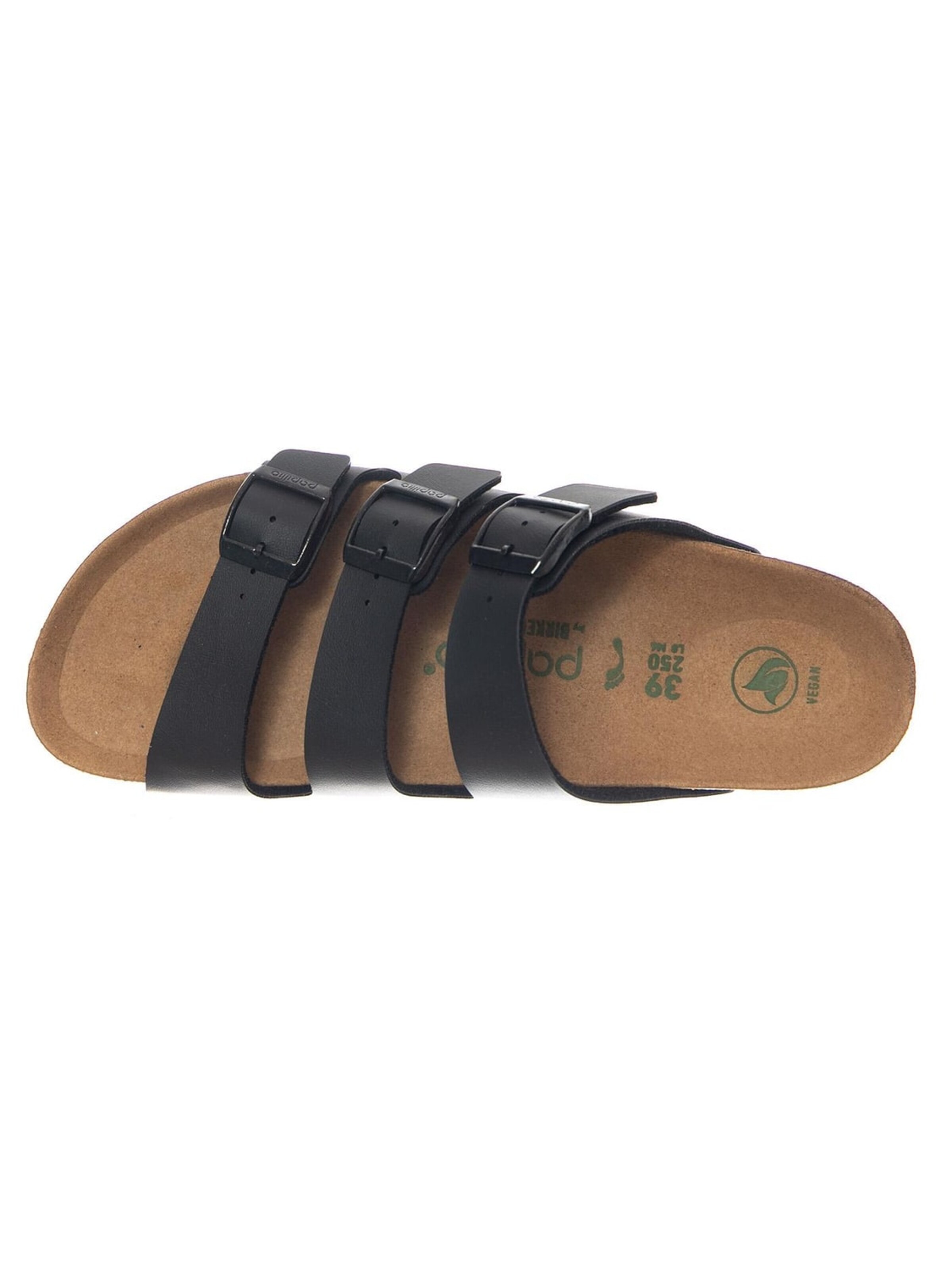 Sandales 'Florida III Platform Vegan Birko Flor Narrow Fit Black' BIRKENSTOCK en noir