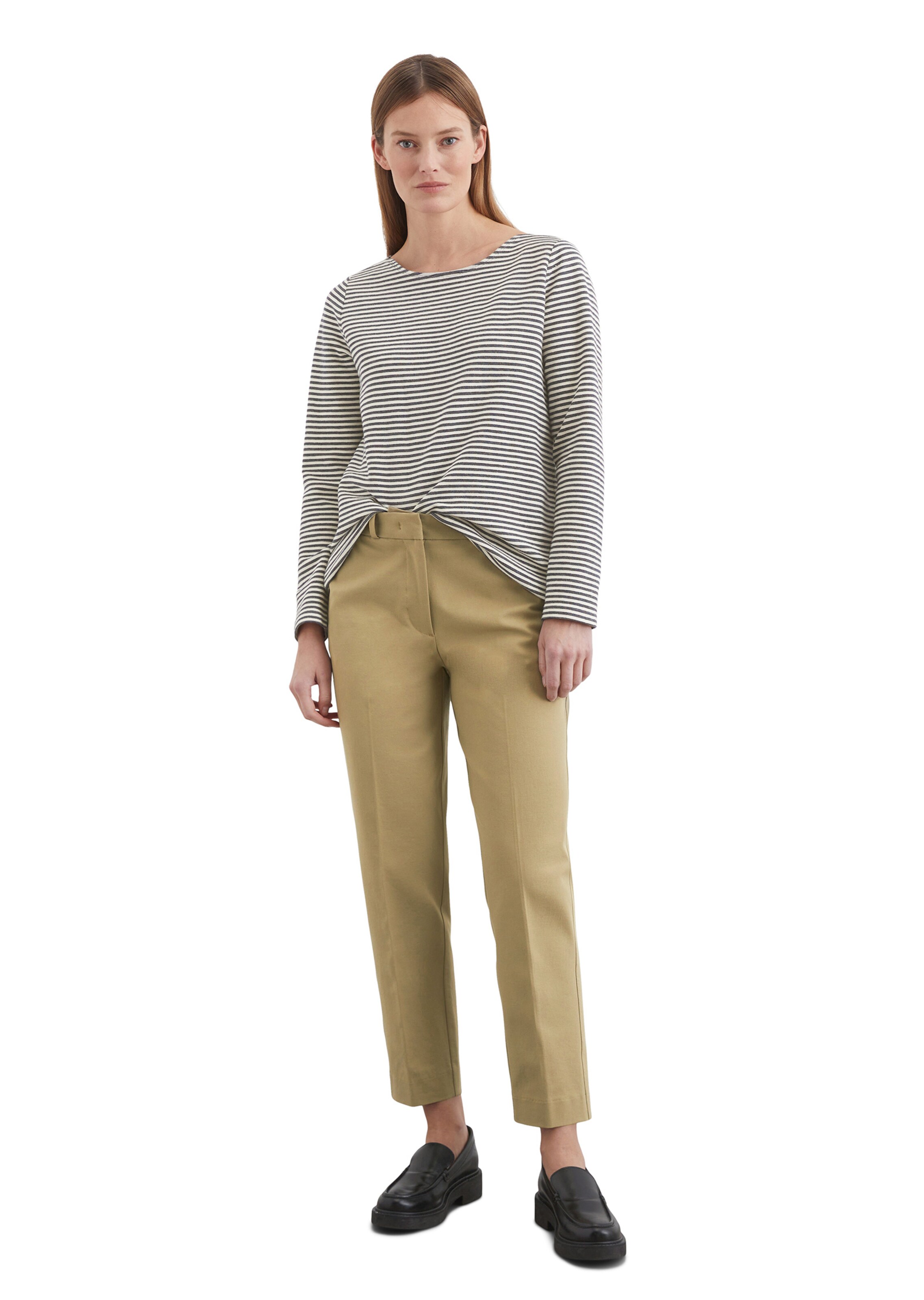 Marc O'Polo Tapered Pantalon in Beige