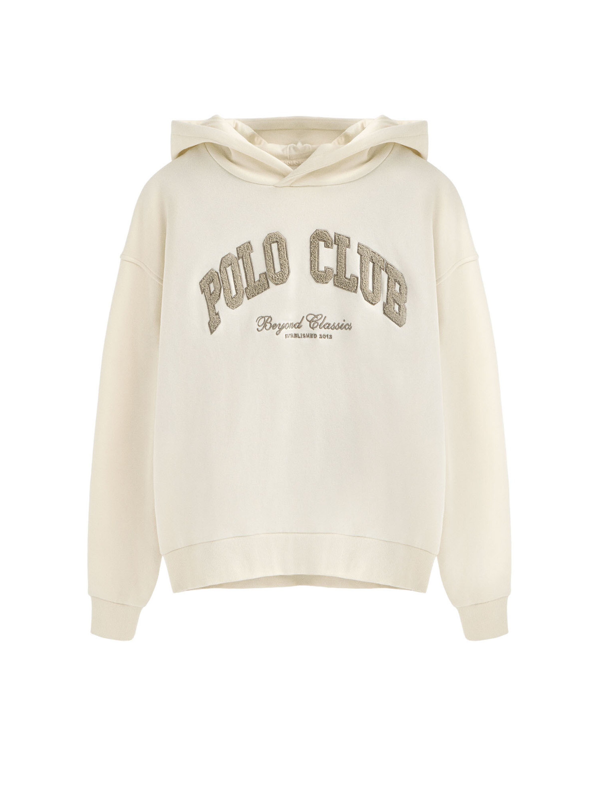 Polo Club Sweatshirt in Beige: front