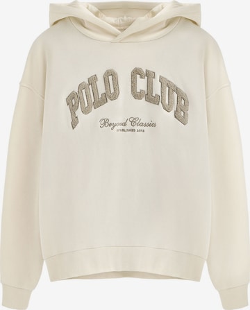 Polo Club Sweatshirt in Beige: front