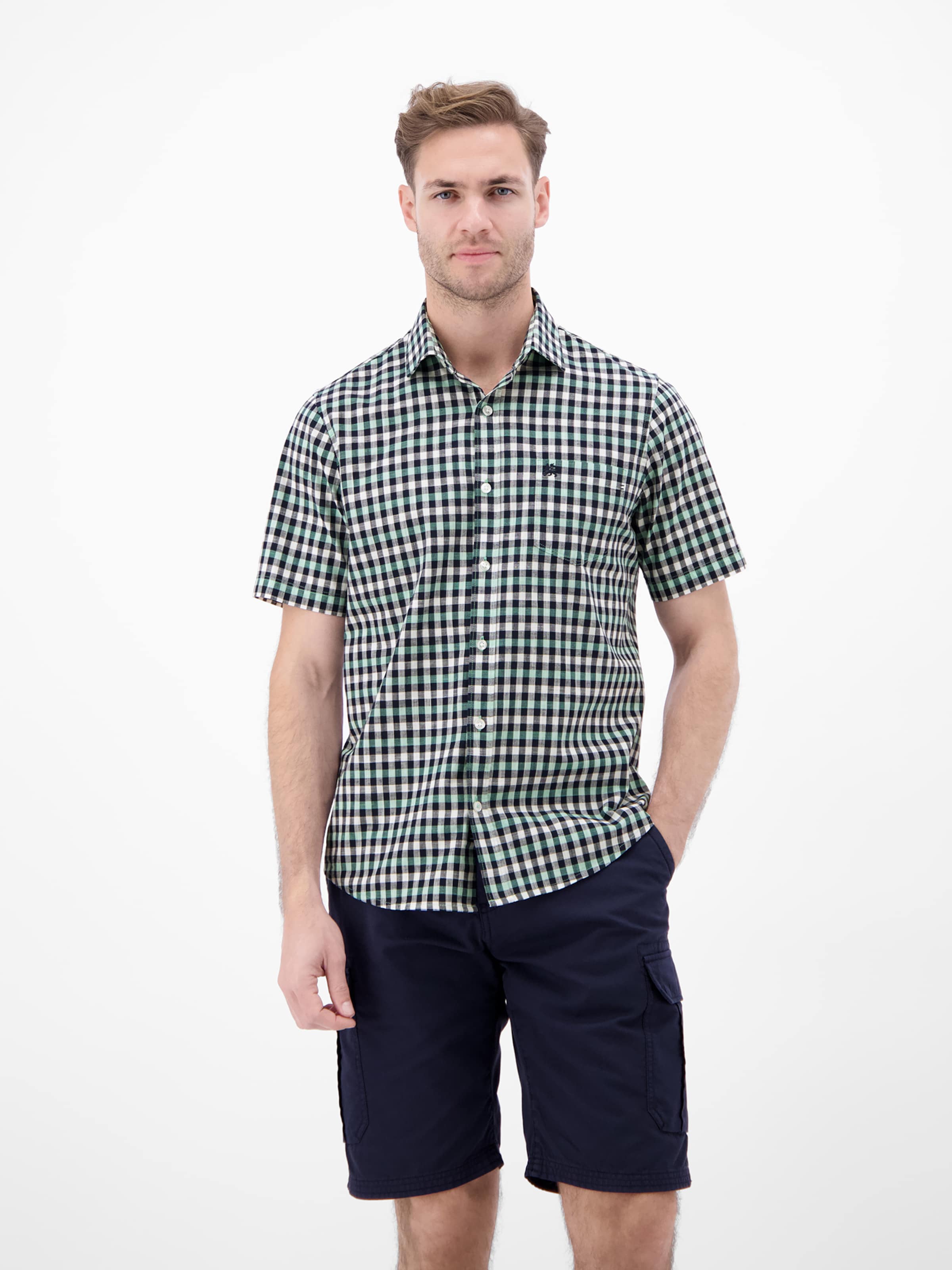 Coupe regular Chemise LERROS en vert : devant