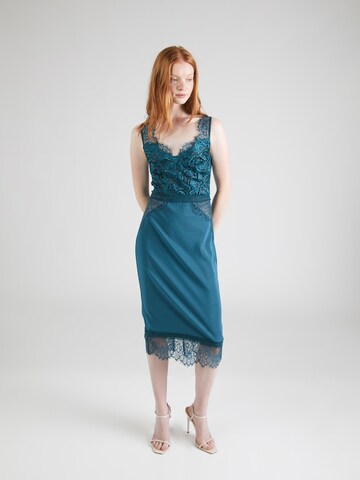 Lipsy Koktejlové šaty – modrá: přední strana
