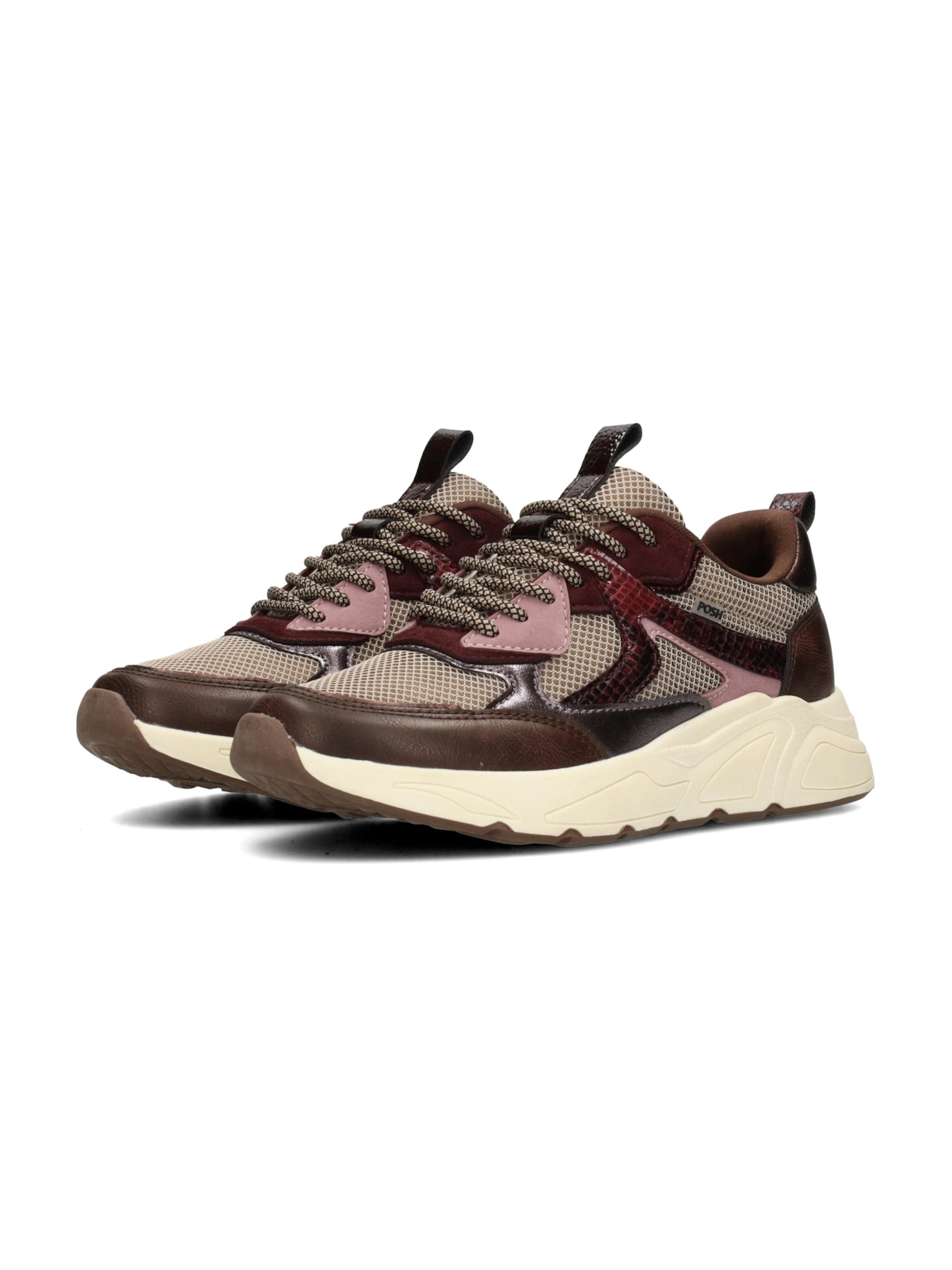 POSH by Poelman Sneakers laag in Bruin