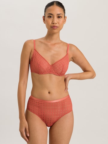 Hanro Triangle Bra ' Hedy ' in Orange: front