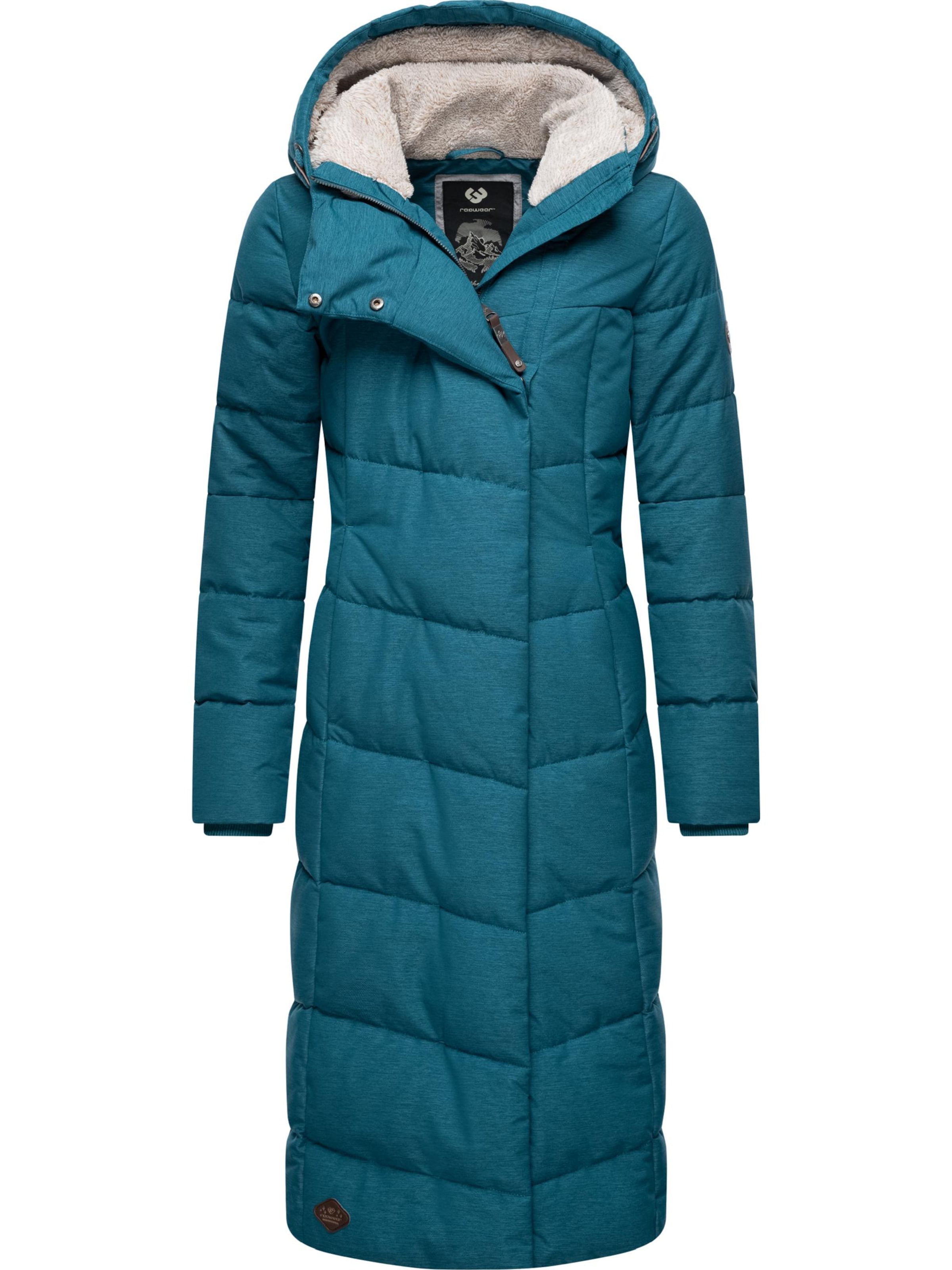 Ragwear Wintermantel &#x27;Pavla&#x27; in Blauw: voorkant