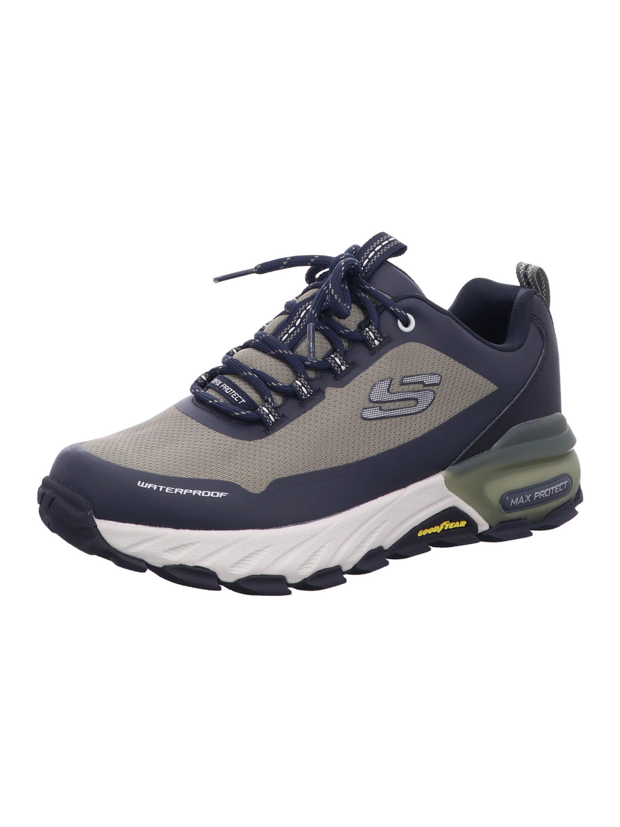 SKECHERS Platform trainers 'Max Protect' in Blue: front