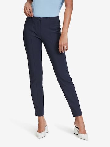 Betty Barclay Slimfit Broek in Blauw: voorkant