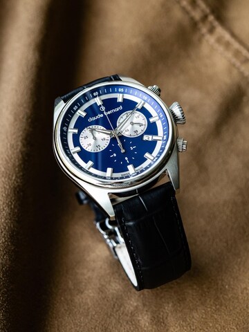 Claude Bernard Analog Watch 'Proud Heritage Chronograph' in Blue