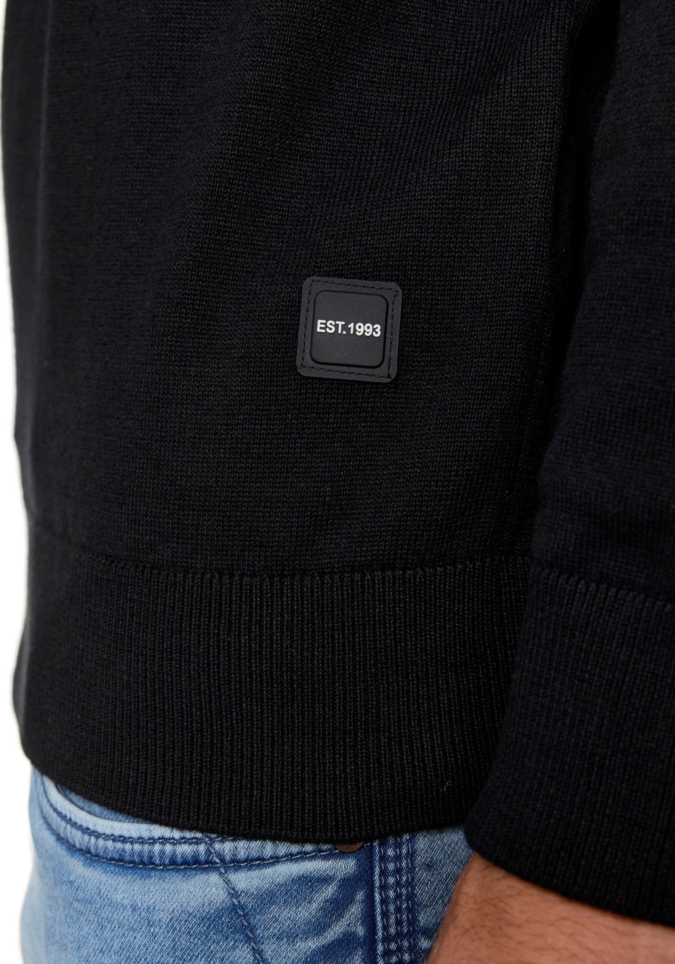 INDICODE JEANS Pullover in Schwarz