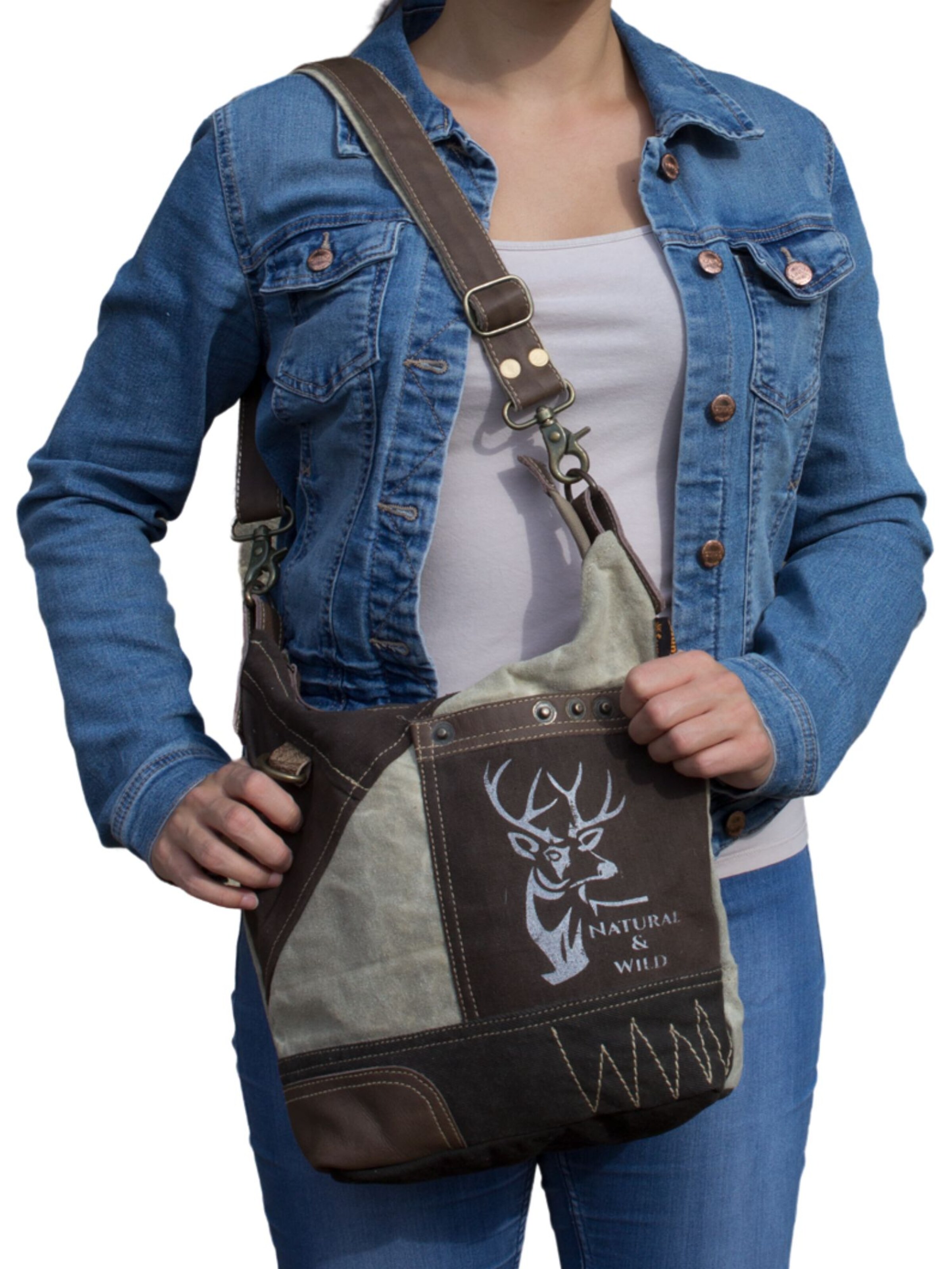 Sunsa Crossbody Bag 'Sunsa' in Brown