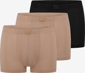 Mey Boxer shorts 'Dry Cotton Breeze' in Brown: front