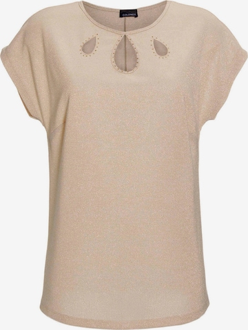 T-shirt Goldner en beige : devant