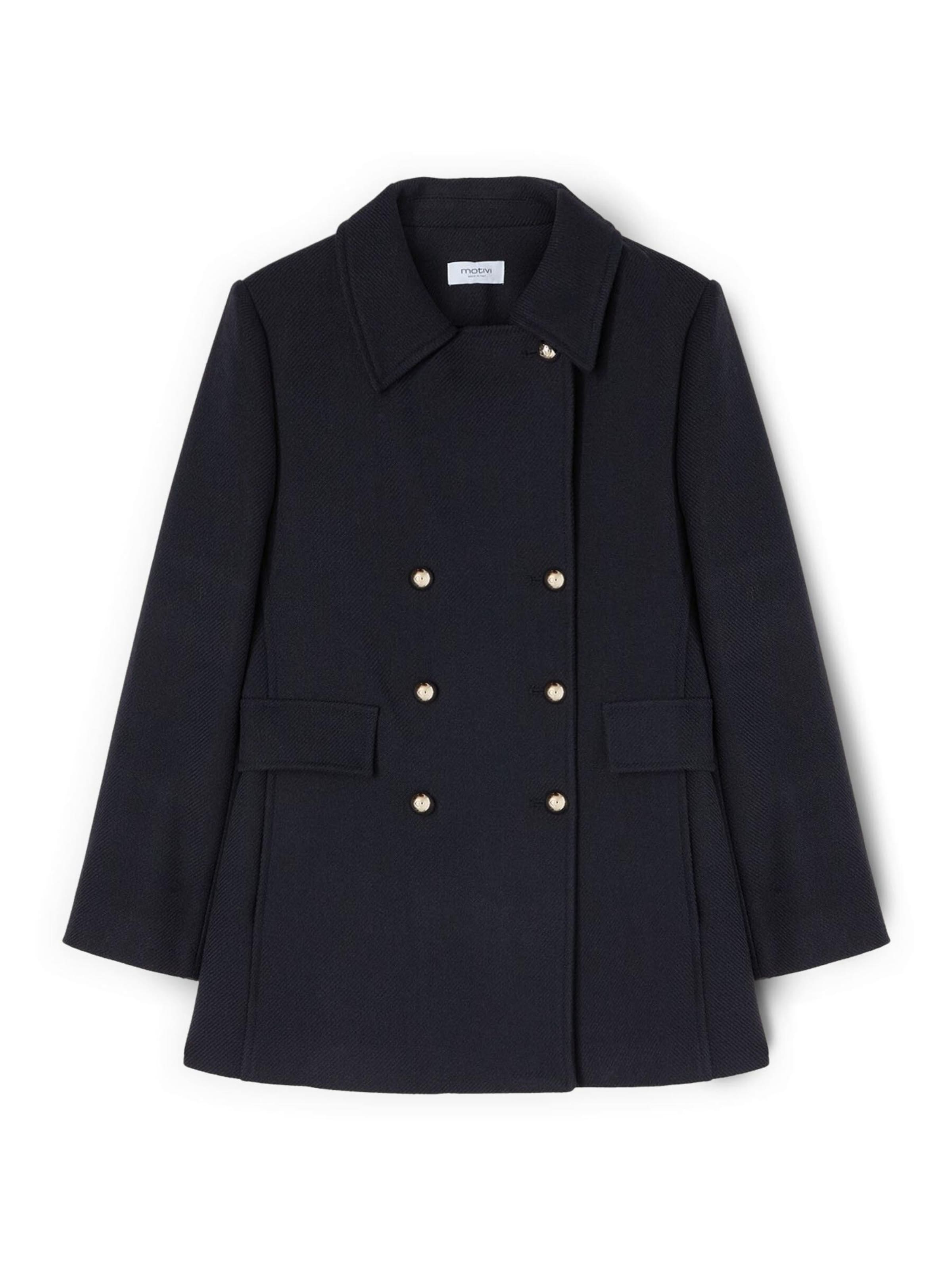 Manteau d’hiver MOTIVI en bleu : devant