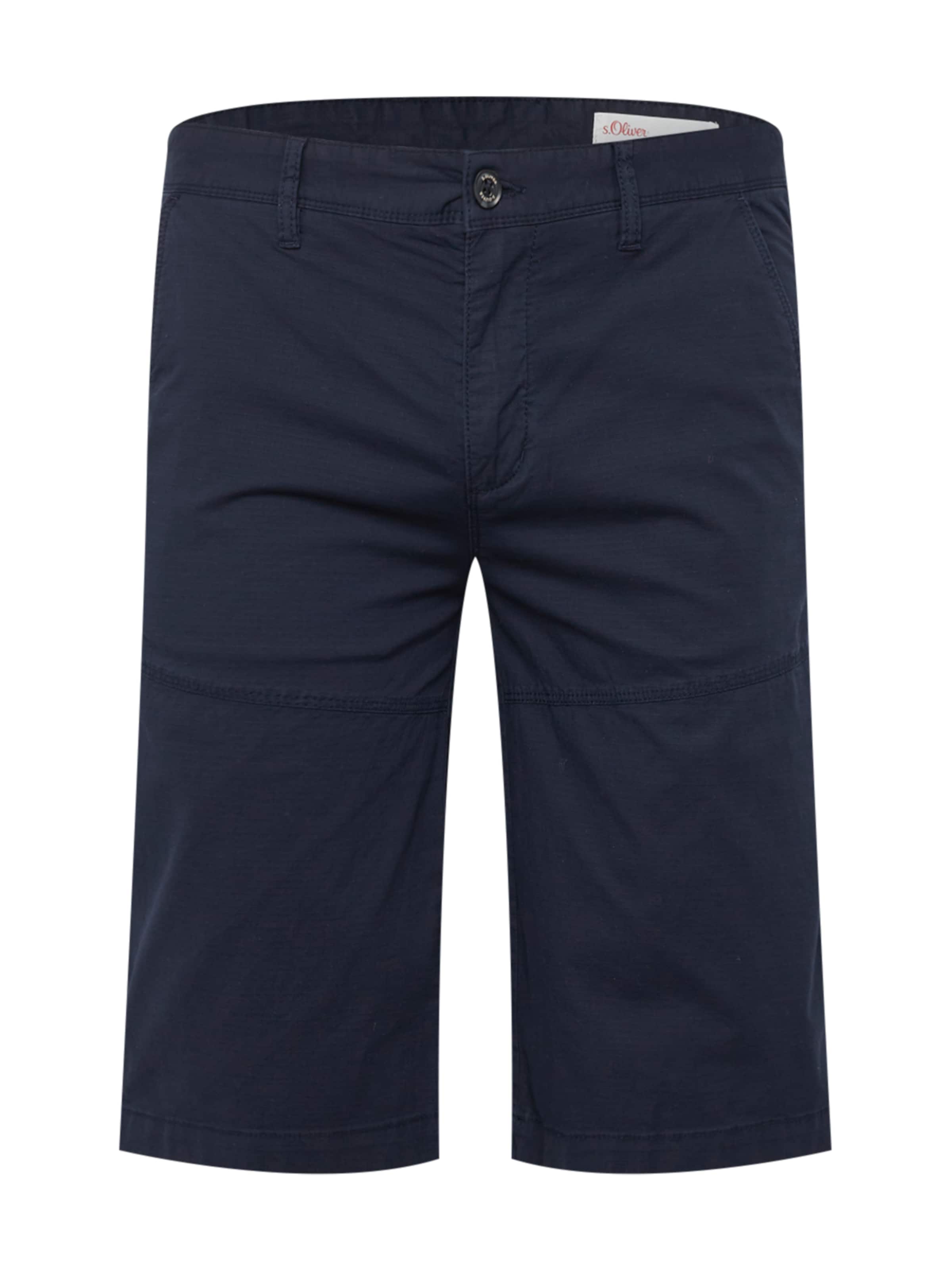 s.Oliver Regular Chino Pants in Blue: front