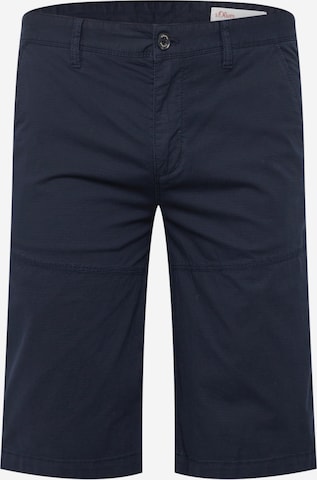 s.Oliver Chino in Blauw: voorkant