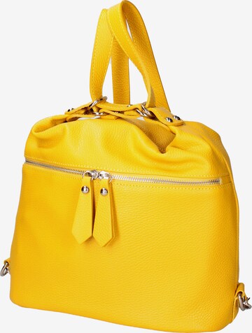 Viola Castellani Backpack in Yellow: front