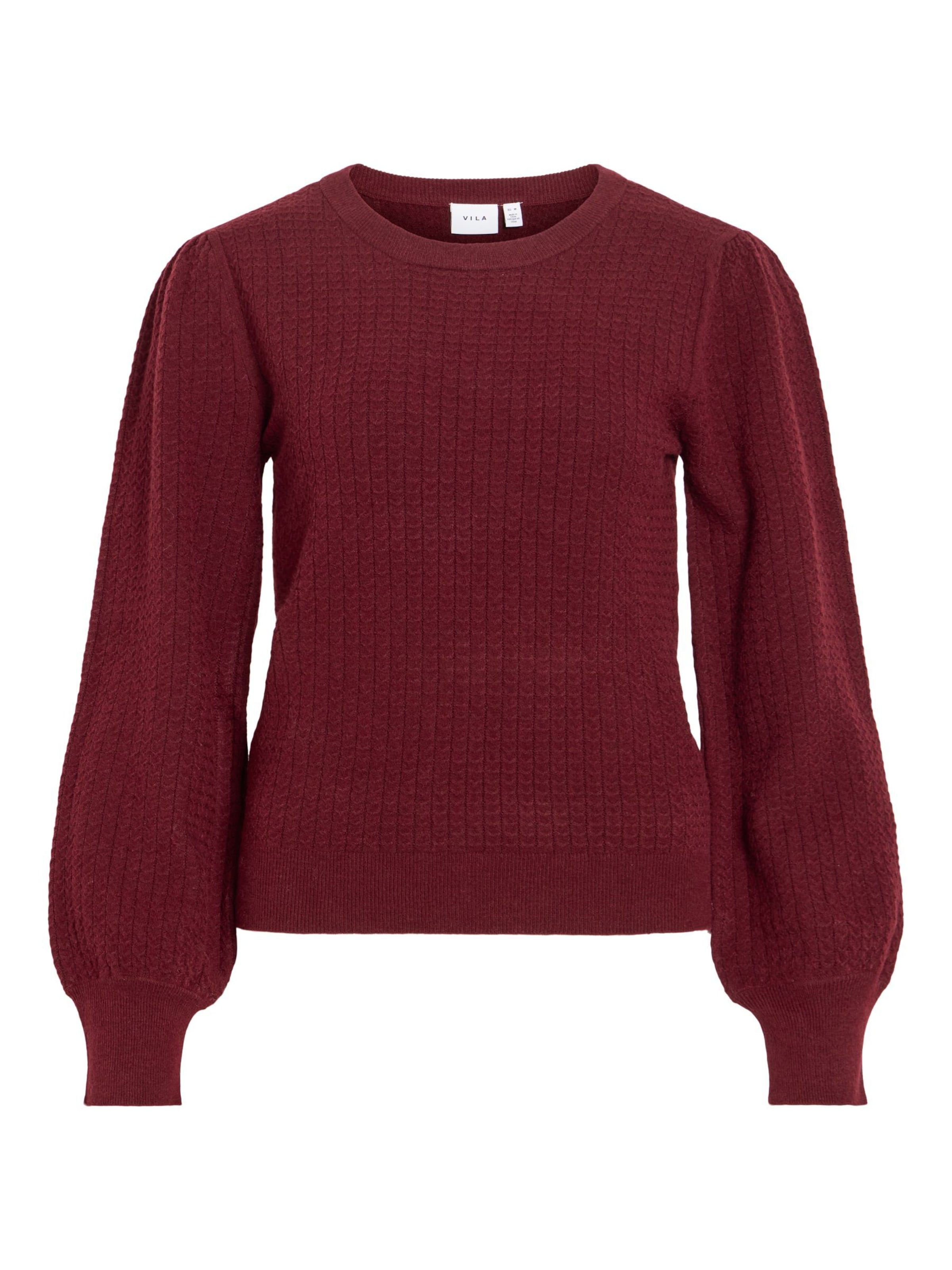 VILA Pullover 'VIMABLE' i rød: forside
